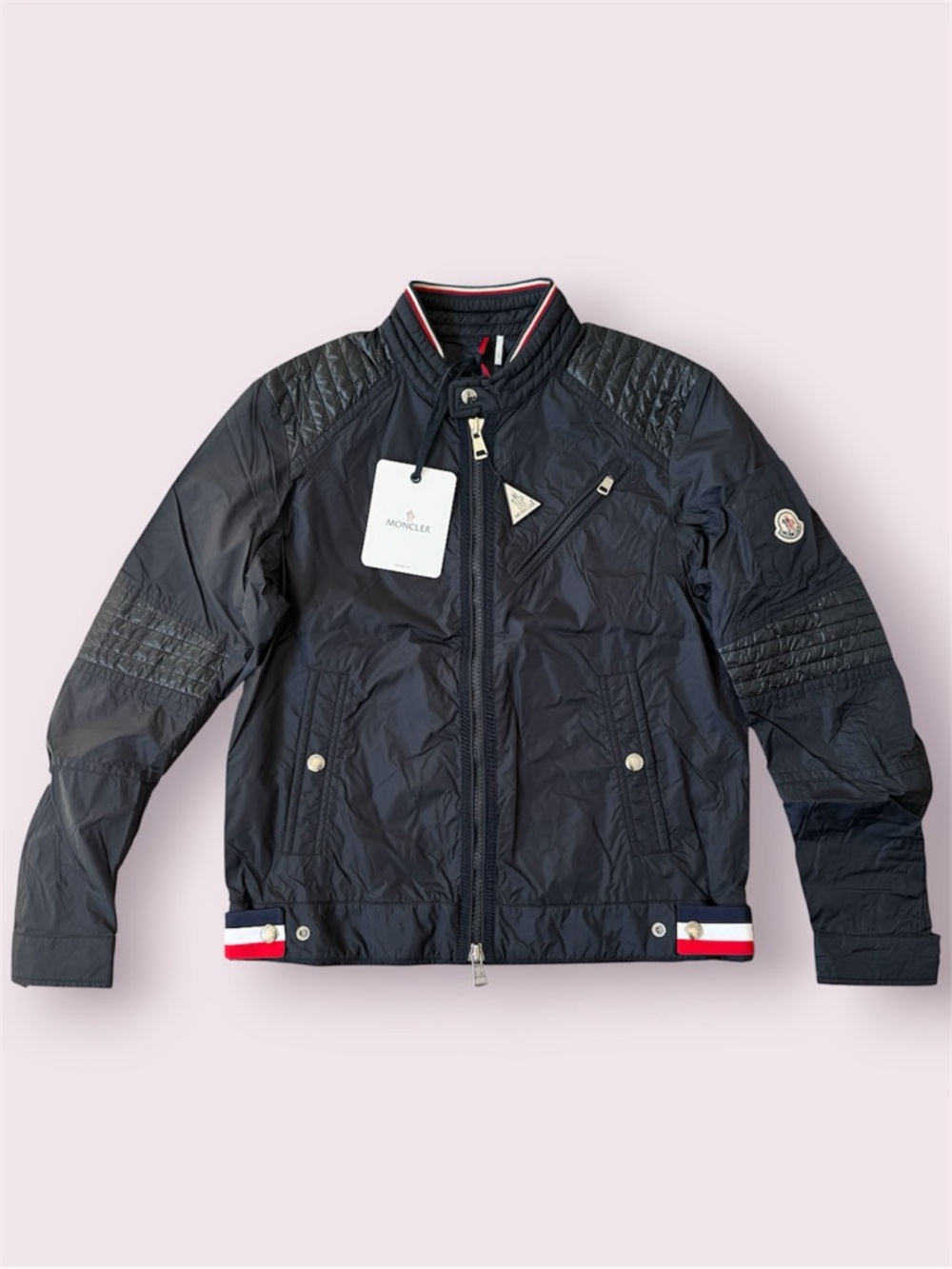 Moncler Shell Jacket - Blue Navy - Size 3